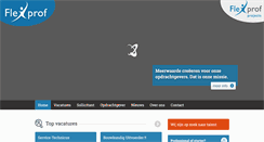 Desktop Screenshot of flexprof.nl